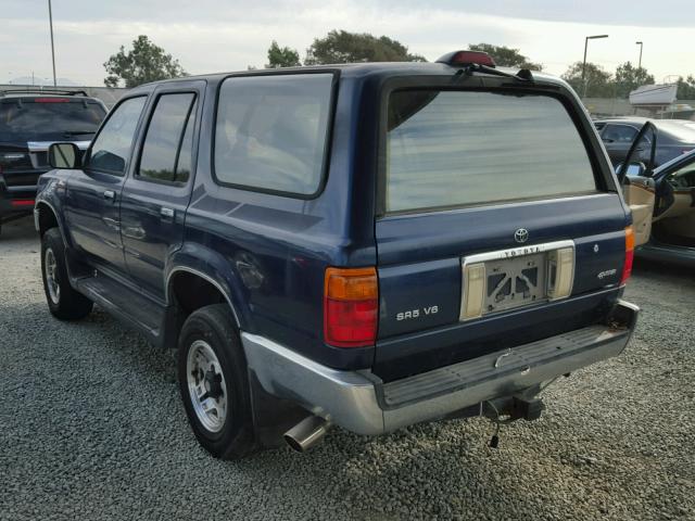 JT3VN29V4R0023123 - 1994 TOYOTA 4RUNNER VN BLUE photo 3