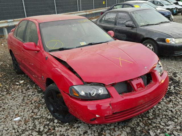 3N1AB51D35L480268 - 2005 NISSAN SENTRA SE- RED photo 1