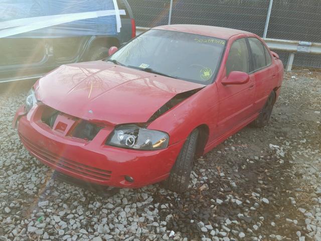 3N1AB51D35L480268 - 2005 NISSAN SENTRA SE- RED photo 2