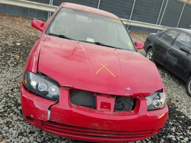 3N1AB51D35L480268 - 2005 NISSAN SENTRA SE- RED photo 9