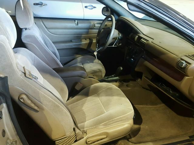 1C3EL45U21N626691 - 2001 CHRYSLER SEBRING LX GOLD photo 5