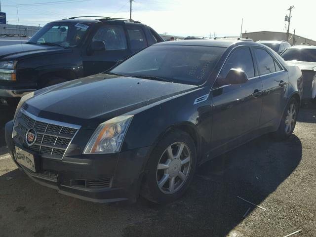 1G6DF577980133550 - 2008 CADILLAC CTS BLACK photo 2