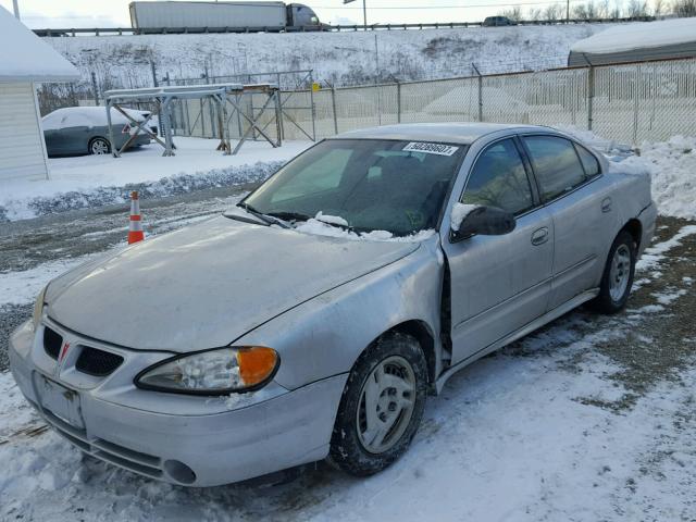 1G2NE52F23C100193 - 2003 PONTIAC GRAND AM S SILVER photo 2