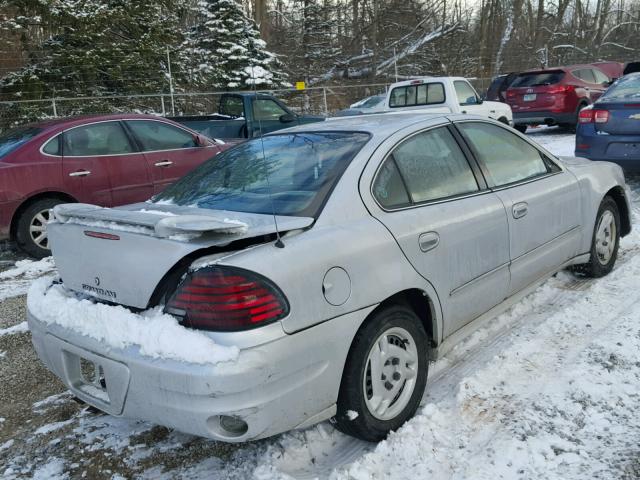 1G2NE52F23C100193 - 2003 PONTIAC GRAND AM S SILVER photo 4