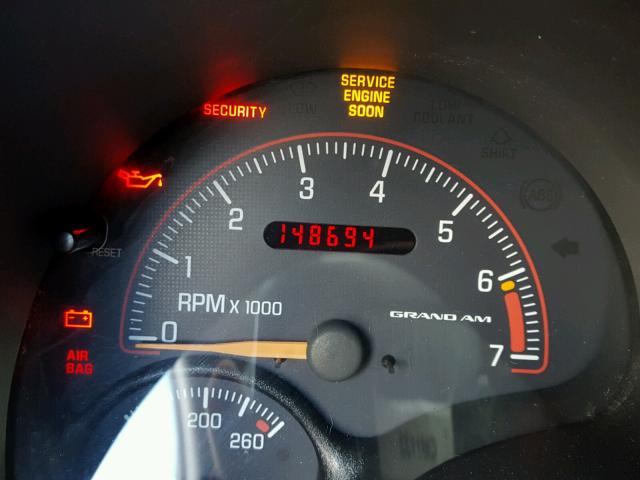 1G2NE52F23C100193 - 2003 PONTIAC GRAND AM S ვერცხლისფერი ფოტო 8