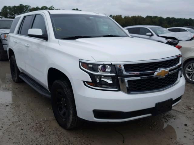 1GNLC2EC1FR539659 - 2015 CHEVROLET TAHOE POLI WHITE photo 1