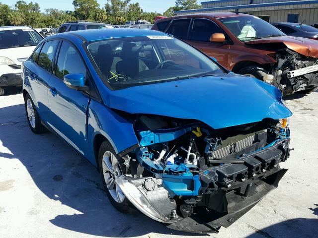 1FADP3F21EL121722 - 2014 FORD FOCUS SE BLUE photo 1