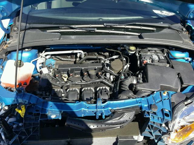 1FADP3F21EL121722 - 2014 FORD FOCUS SE BLUE photo 7