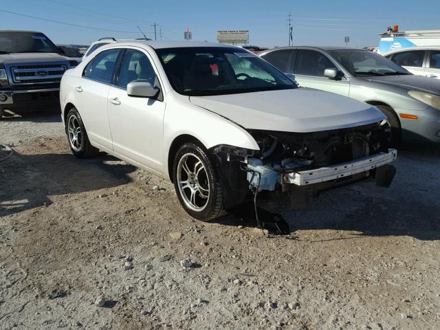 3FAHP0HA0AR156056 - 2010 FORD FUSION SE WHITE photo 1