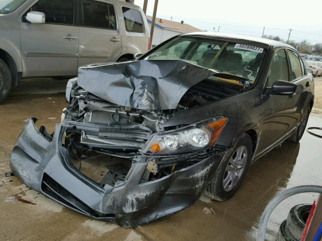 1HGCP2F62CA188424 - 2012 HONDA ACCORD SE GRAY photo 2