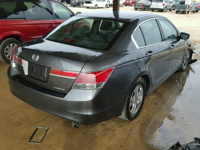 1HGCP2F62CA188424 - 2012 HONDA ACCORD SE GRAY photo 4