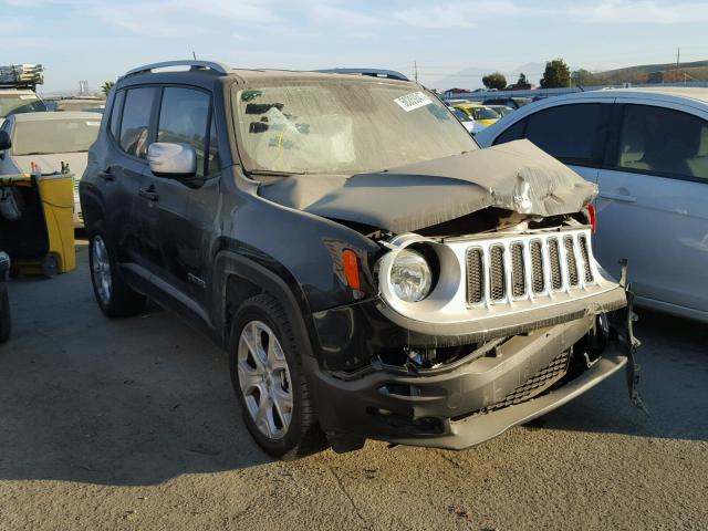 ZACCJADB6HPF63023 - 2017 JEEP RENEGADE L BLACK photo 1