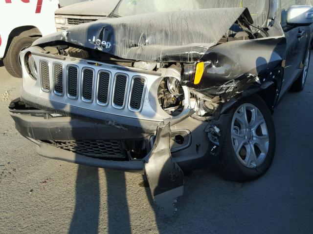 ZACCJADB6HPF63023 - 2017 JEEP RENEGADE L BLACK photo 9