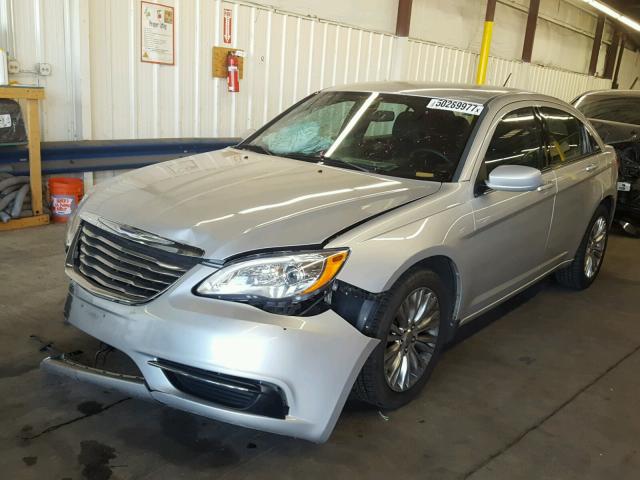 1C3CCBAB4CN134859 - 2012 CHRYSLER 200 LX SILVER photo 2