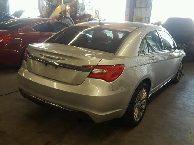 1C3CCBAB4CN134859 - 2012 CHRYSLER 200 LX SILVER photo 4