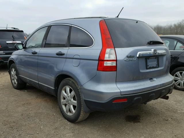 5J6RE48539L059646 - 2009 HONDA CR-V EX BLUE photo 3