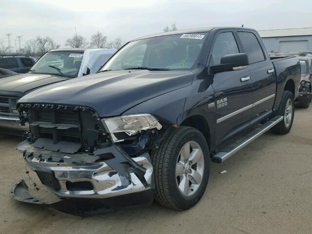 1C6RR7LT6FS502494 - 2015 RAM 1500 SLT BLUE photo 2