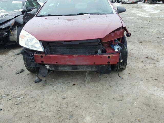 1G2ZH17N484108329 - 2008 PONTIAC G6 GT RED photo 9