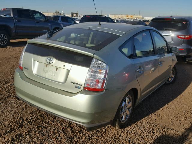 JTDKB20UX77584202 - 2007 TOYOTA PRIUS GREEN photo 4