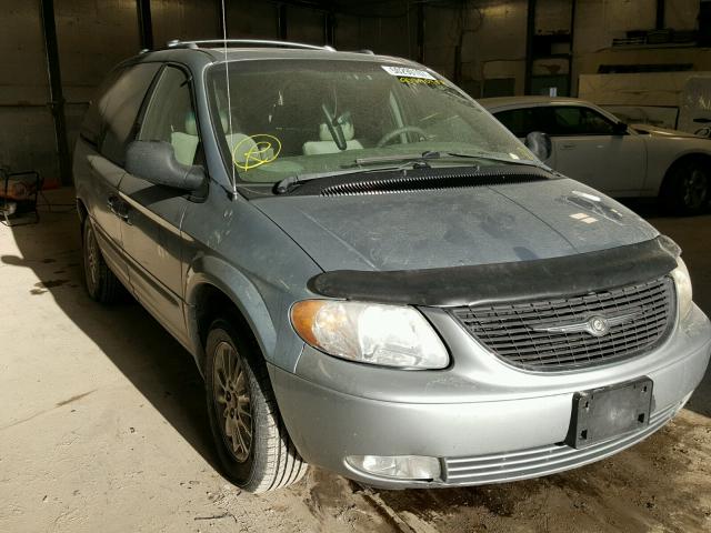 2C8GP64L53R225458 - 2003 CHRYSLER TOWN & COU BLUE photo 1