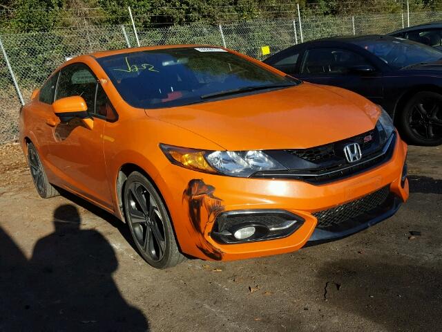 2HGFG4A52FH704116 - 2015 HONDA CIVIC SI ORANGE photo 1