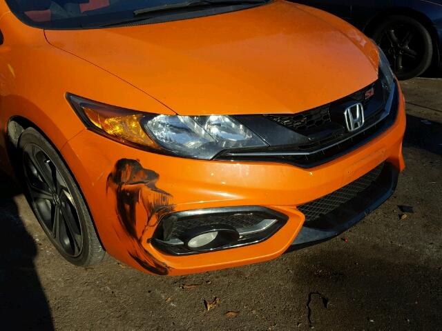 2HGFG4A52FH704116 - 2015 HONDA CIVIC SI ORANGE photo 9