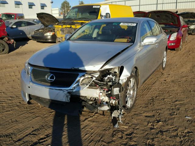 JTHCE96S080013787 - 2008 LEXUS GS 350 SILVER photo 2