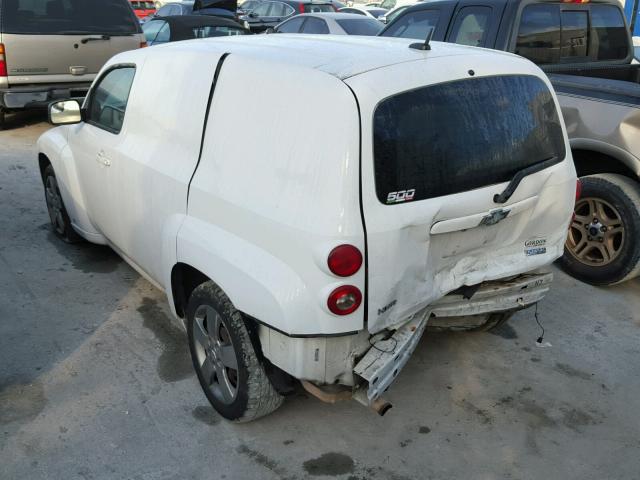 3GCCA85B69S520325 - 2009 CHEVROLET HHR PANEL WHITE photo 3