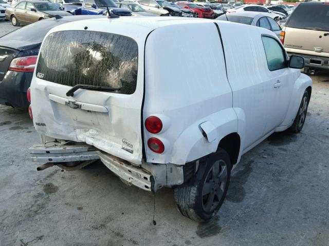 3GCCA85B69S520325 - 2009 CHEVROLET HHR PANEL WHITE photo 4