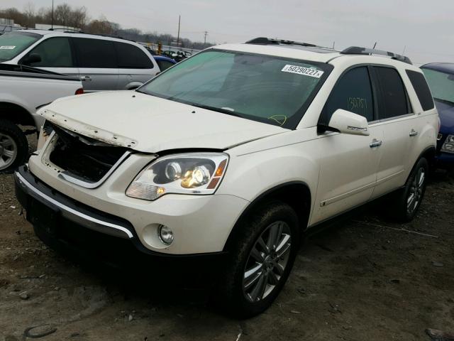 1GKLRMED8AJ108078 - 2010 GMC ACADIA SLT თეთრი ფოტო 2