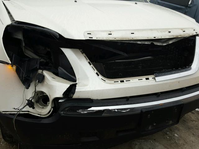 1GKLRMED8AJ108078 - 2010 GMC ACADIA SLT თეთრი ფოტო 9