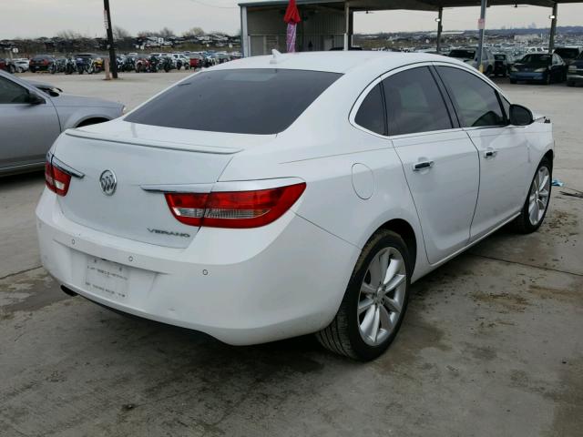 1G4PR5SK6E4232310 - 2014 BUICK VERANO CON WHITE photo 4