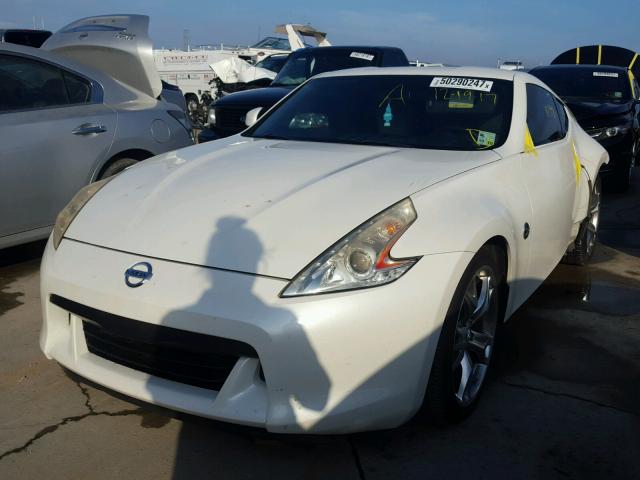 JN1AZ44E29M402618 - 2009 NISSAN 370Z WHITE photo 2