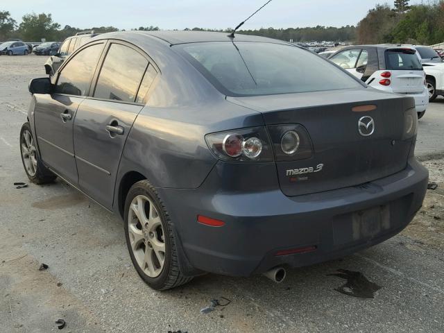 JM1BK32F781185367 - 2008 MAZDA 3 I CHARCOAL photo 3