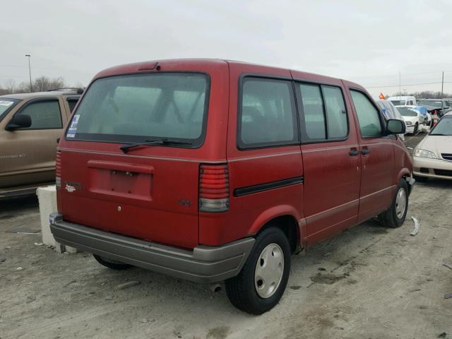 1FMCA11UXVZA33331 - 1997 FORD AEROSTAR BURGUNDY photo 4