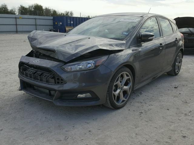 1FADP3L99FL299669 - 2015 FORD FOCUS ST GRAY photo 2