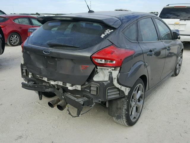 1FADP3L99FL299669 - 2015 FORD FOCUS ST GRAY photo 4