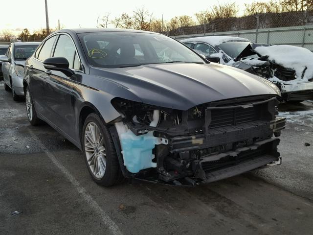 3FA6P0HD6FR272757 - 2015 FORD FUSION SE BLACK photo 1