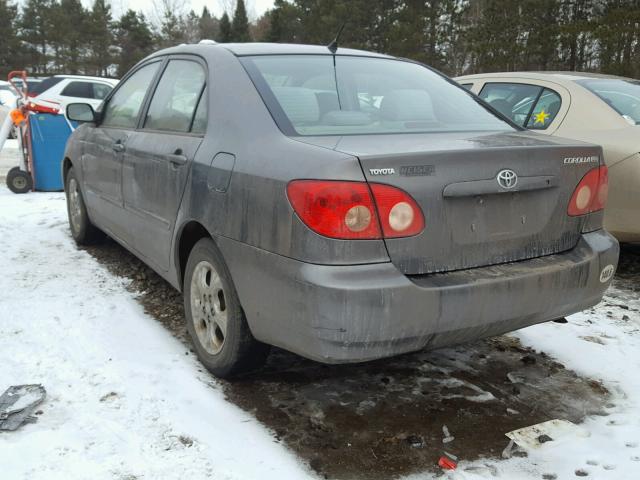 1NXBR32E65Z382491 - 2005 TOYOTA COROLLA CE CHARCOAL photo 3