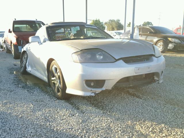 KMHHN65F66U206019 - 2006 HYUNDAI TIBURON GT SILVER photo 1