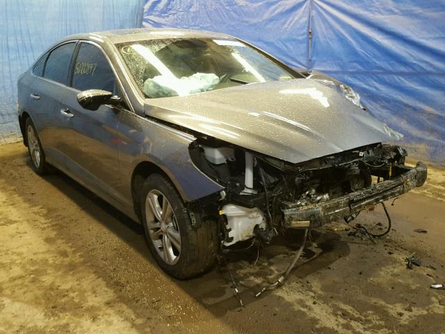 5NPE34AF7JH646972 - 2018 HYUNDAI SONATA SPO GRAY photo 1