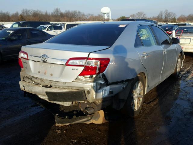 4T4BF1FK8CR269755 - 2012 TOYOTA CAMRY BASE SILVER photo 4