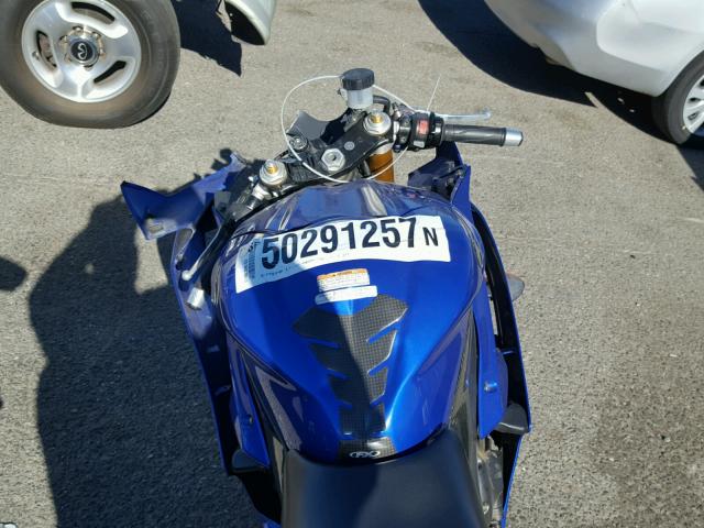 JYARJ12E47A015779 - 2007 YAMAHA YZFR6 L BLUE photo 5