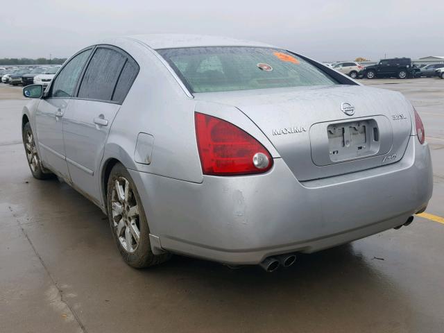 1N4BA41E44C908016 - 2004 NISSAN MAXIMA SE SILVER photo 3