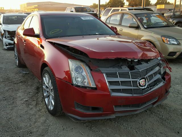 1G6DF577180196884 - 2008 CADILLAC CTS RED photo 1