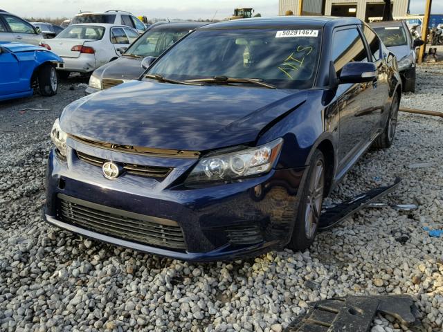 JTKJF5C78C3029542 - 2012 TOYOTA SCION TC BLUE photo 2