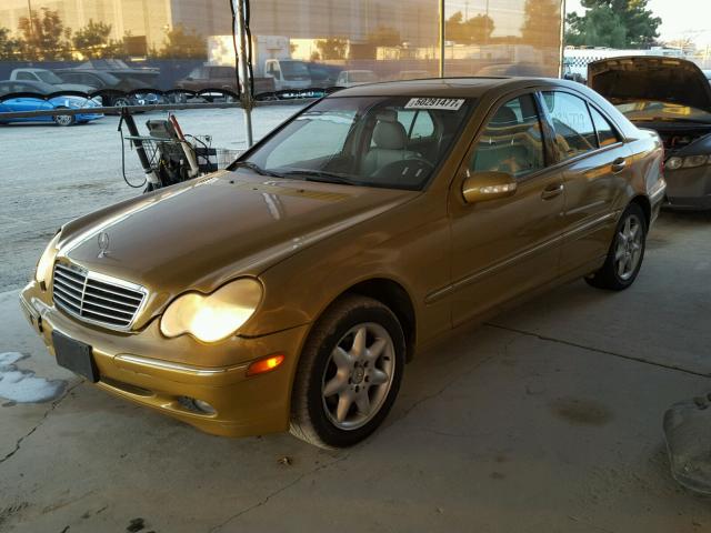 WDBRF61J32F240061 - 2002 MERCEDES-BENZ C 240 GOLD photo 2