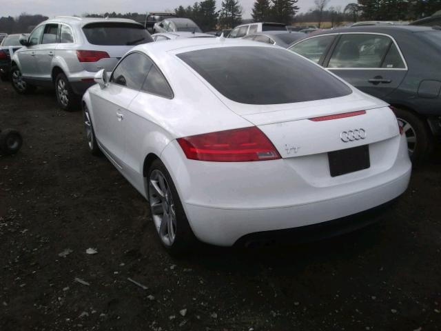 TRUAF38J181028094 - 2008 AUDI TT 2.0T WHITE photo 3