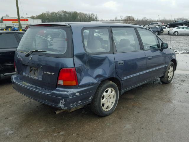 JHMRA1878SC028530 - 1995 HONDA ODYSSEY EX BLUE photo 4