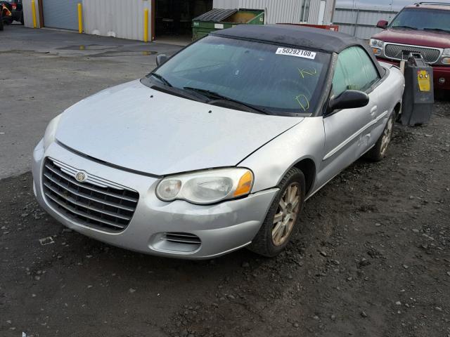 1C3EL75R95N564791 - 2005 CHRYSLER SEBRING GT SILVER photo 2